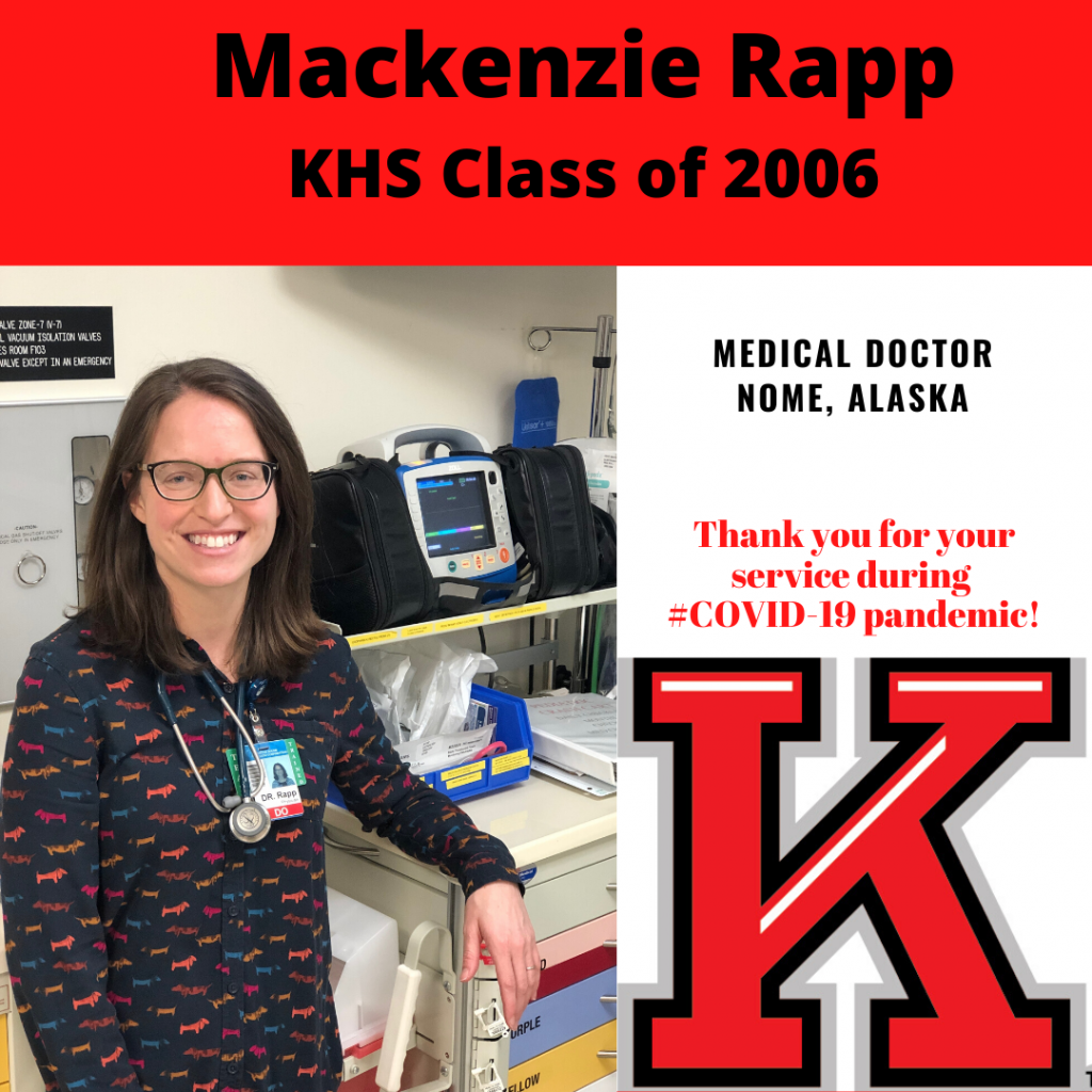Mackenzie Rapp Do Thank you Front Line Wildcat Hero: Dr. Mackenzie Rapp, KHS’06! – Kenton ...