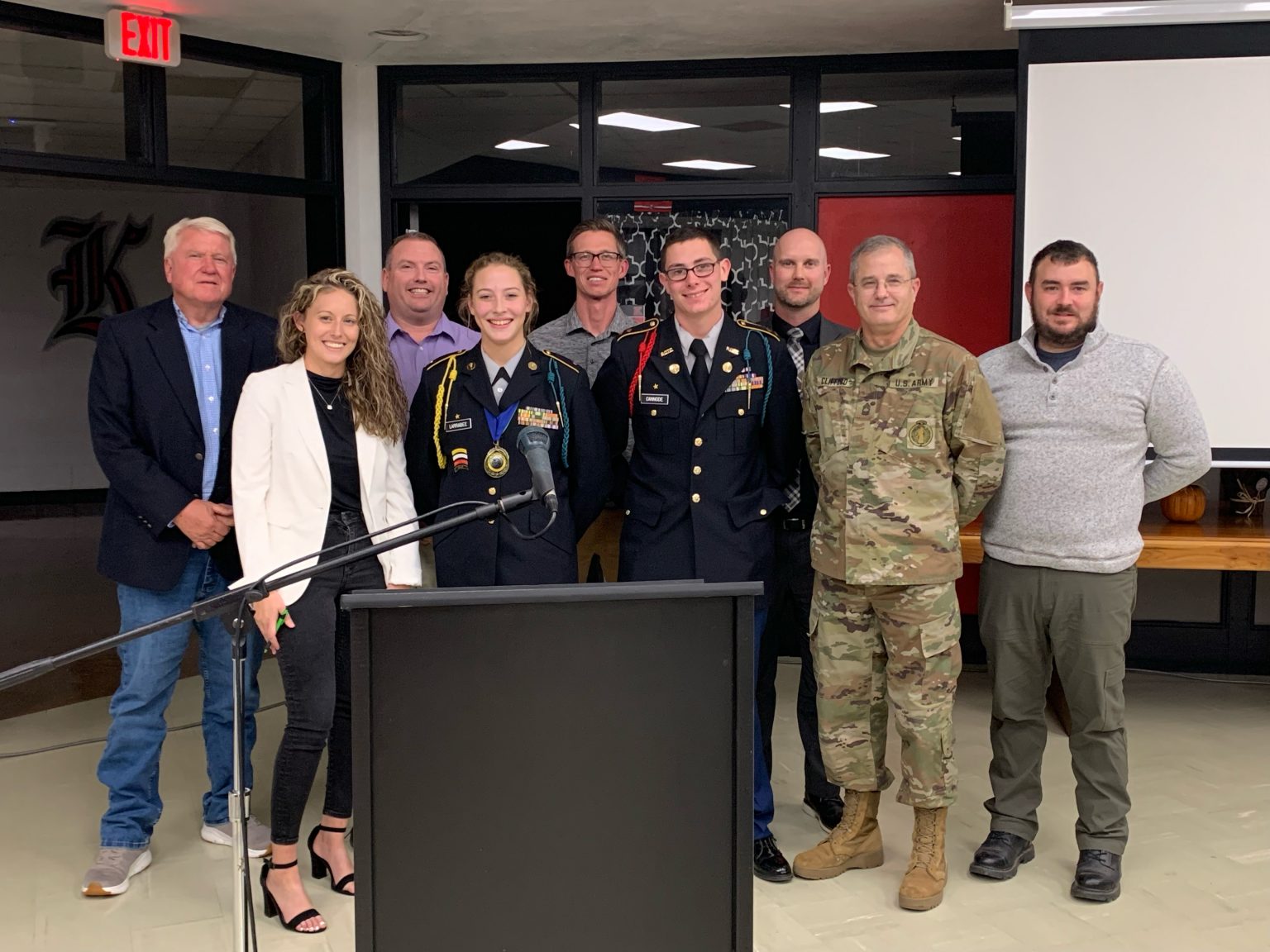 Board of Education hears from JROTC Cadets Kenton City Schools
